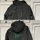 Men Winter Jacket with Embroidered Logo